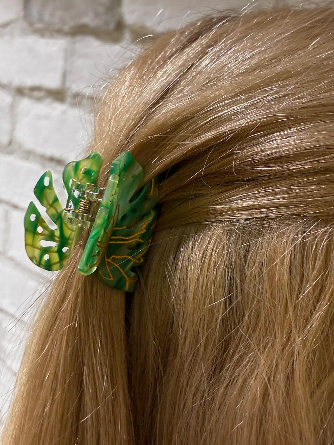 Mini Monstera Hair Claw