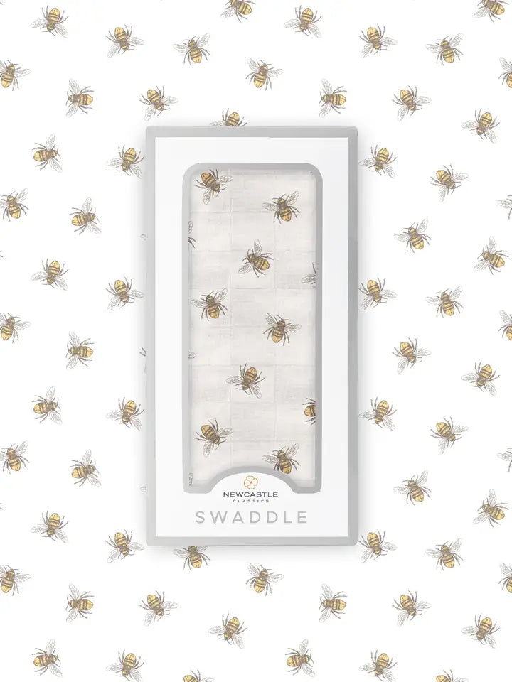Honey Bee Bamboo Swaddle