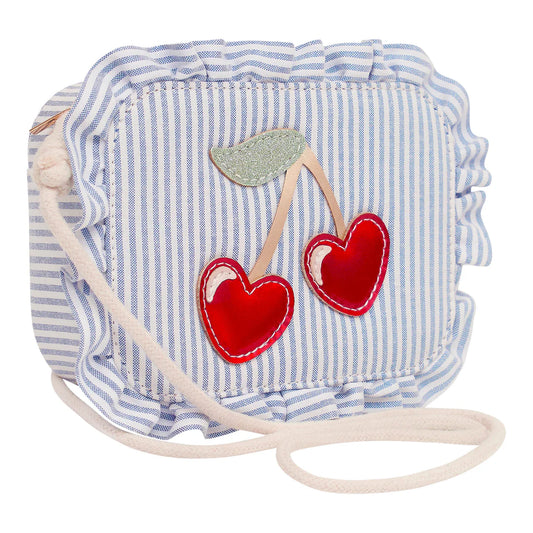 Striped Cherry Bag