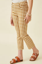 Load image into Gallery viewer, Button Closure Checkered Pants
