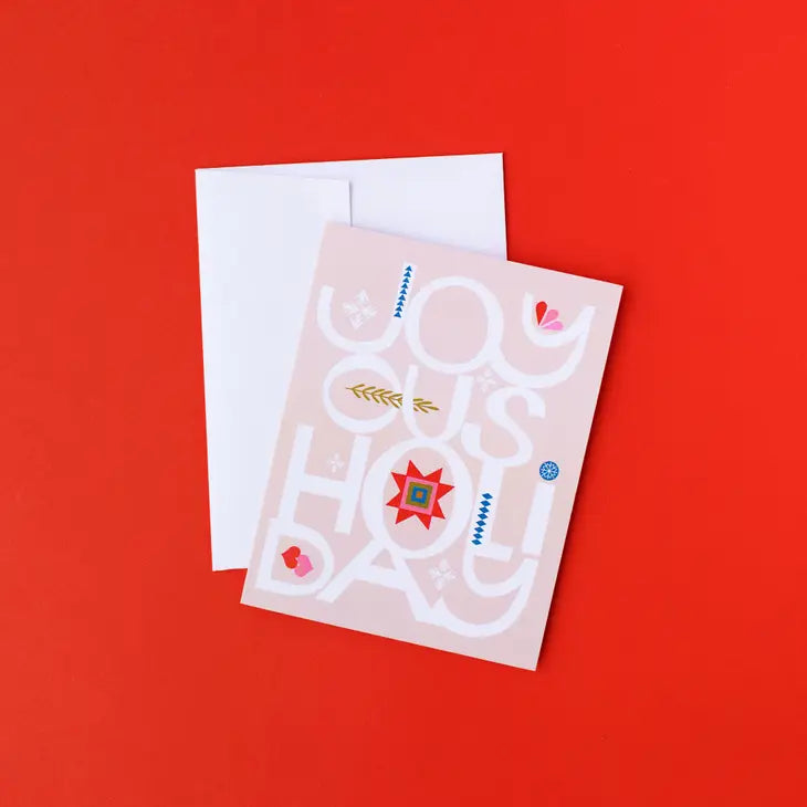 Joyous Holiday Greeting Card