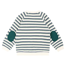 Load image into Gallery viewer, Striped Elbow Patch Sweatshirt
