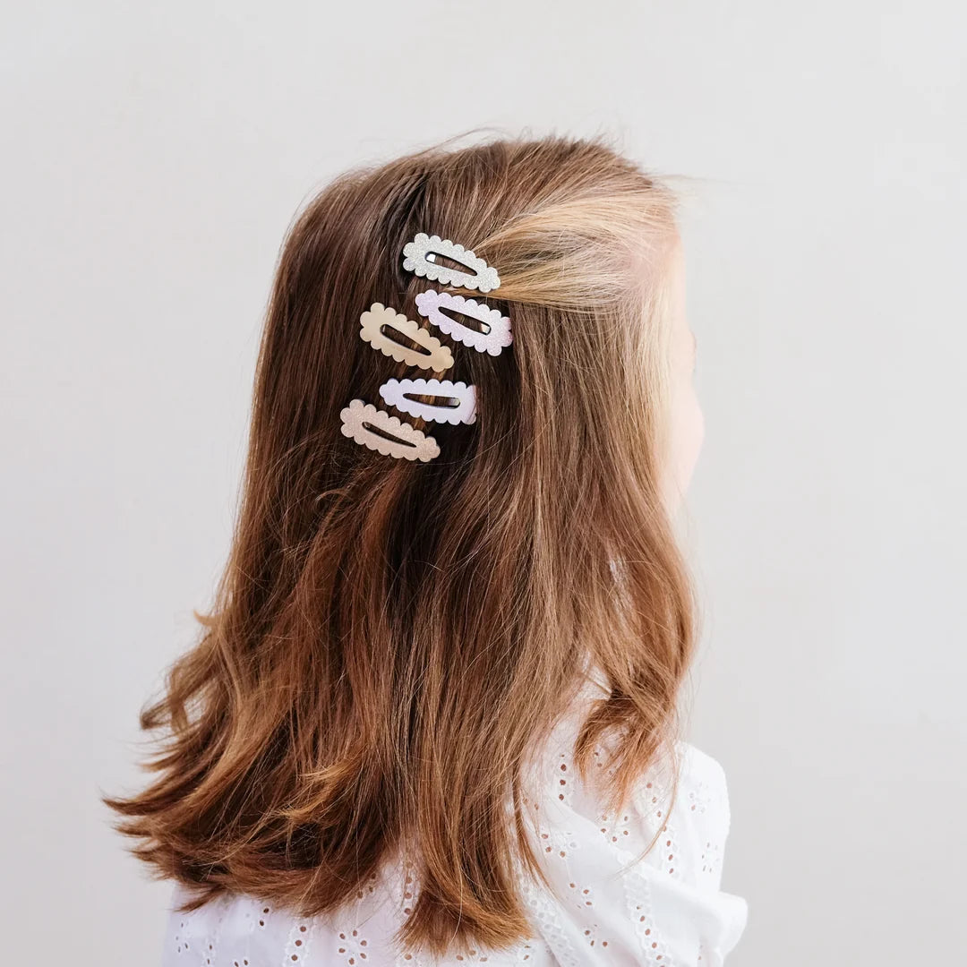Dreamwish Scalloped Mini Hair Clips