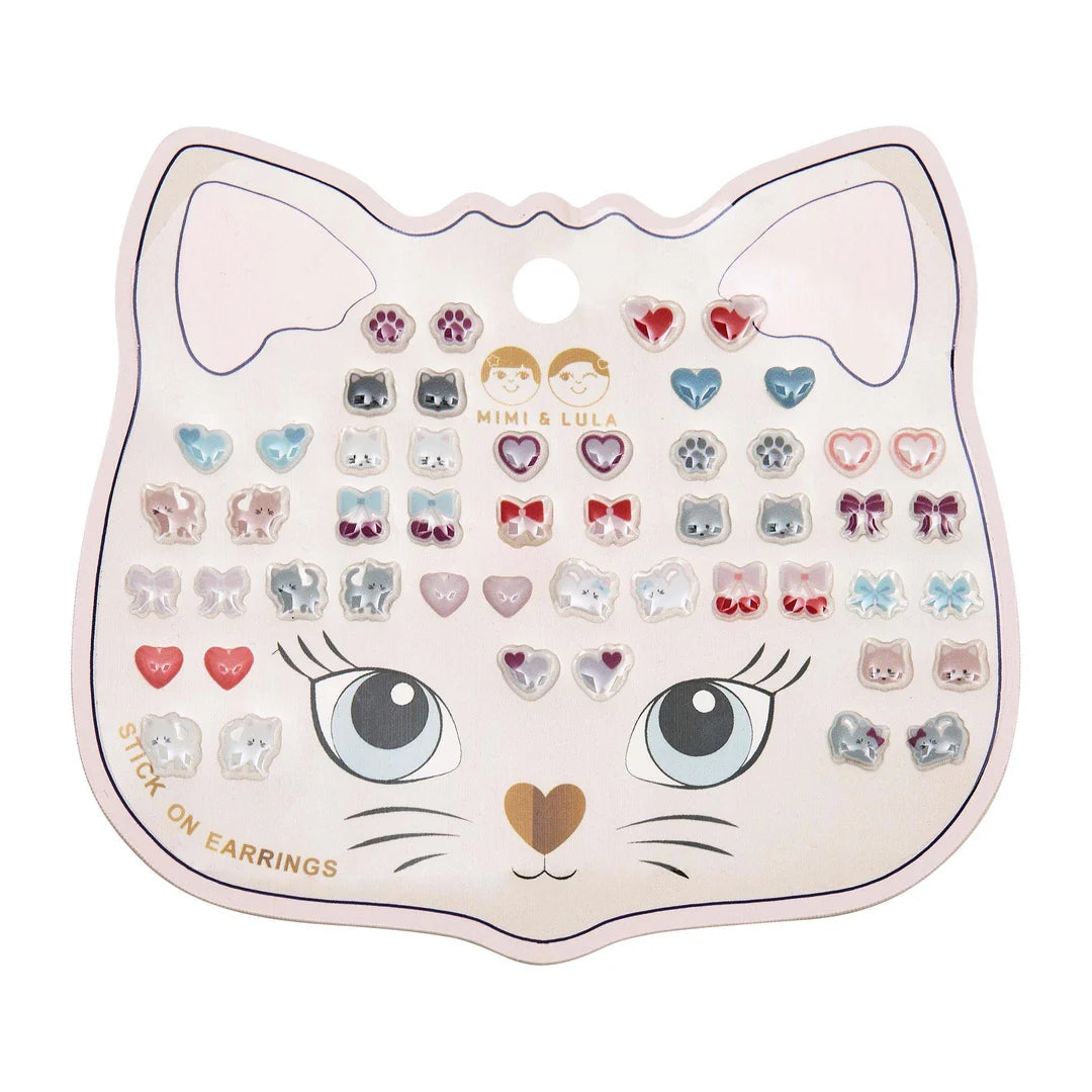 Kittybow Stick on Earrings