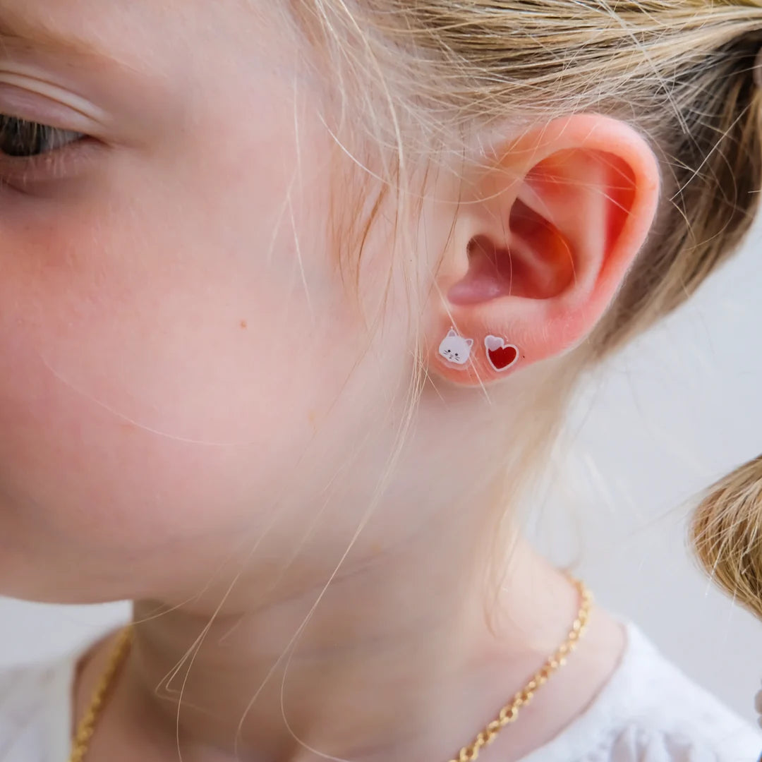 Kittybow Stick on Earrings