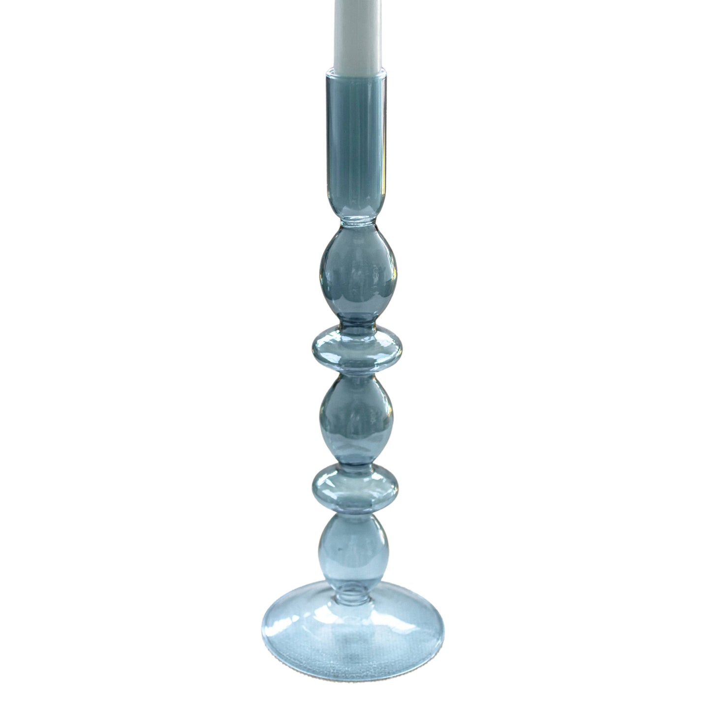 Azure Blue Candle Holder