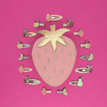 Fruit salad hair clips