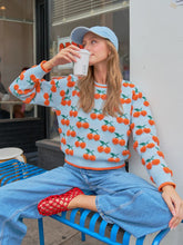 Load image into Gallery viewer, Fuzzy Cherry Sweater
