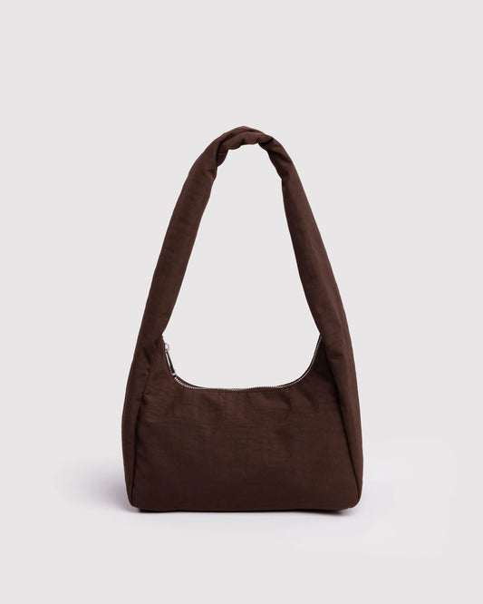 Small Nylon Meringue Bag - Coffee