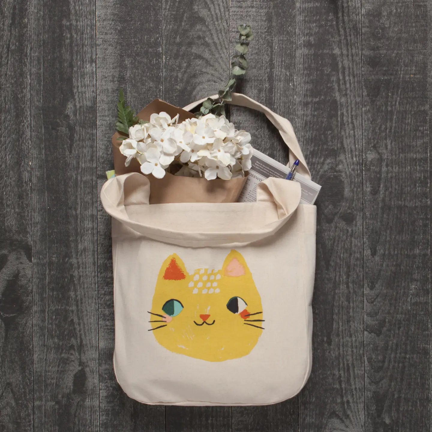 Danica Studio Meow Meow Cats Tote Bag