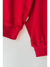 Load image into Gallery viewer, Pointelle Core Sweatshirt - Red Apple
