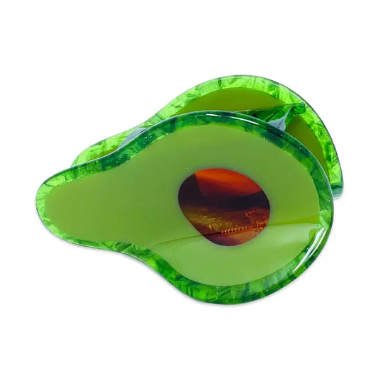 Midi Avocado Hair Claw Clip