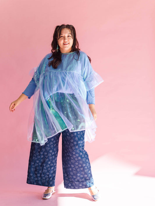 Daisy Denim Wide Leg Pant