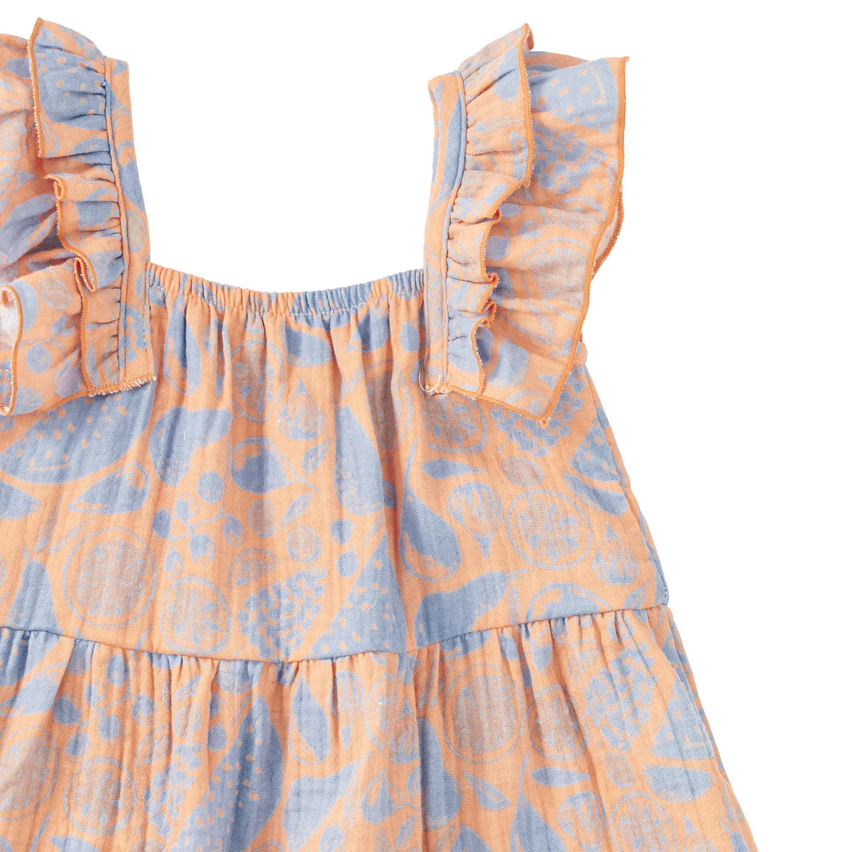 Muslin Flutter Strap Sundress - Summer Bounty