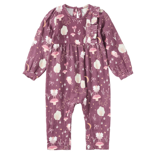 Muslin Heirloom Romper - Forest Fairies