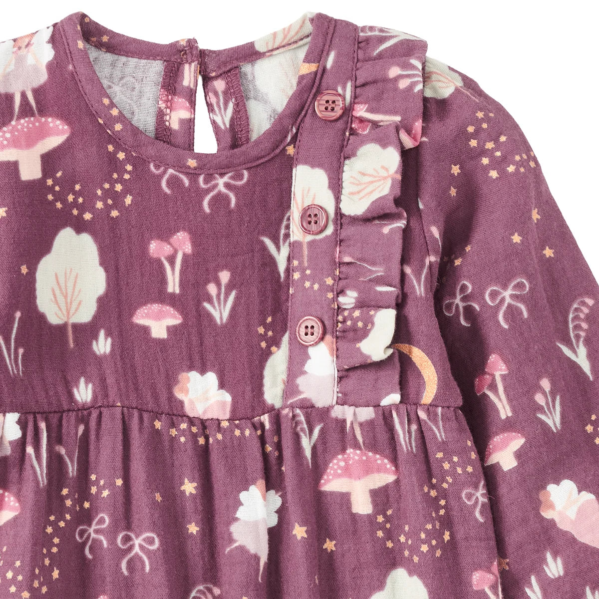Muslin Heirloom Romper - Forest Fairies
