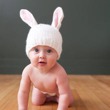 Load image into Gallery viewer, Bunny Hat - White/Pink
