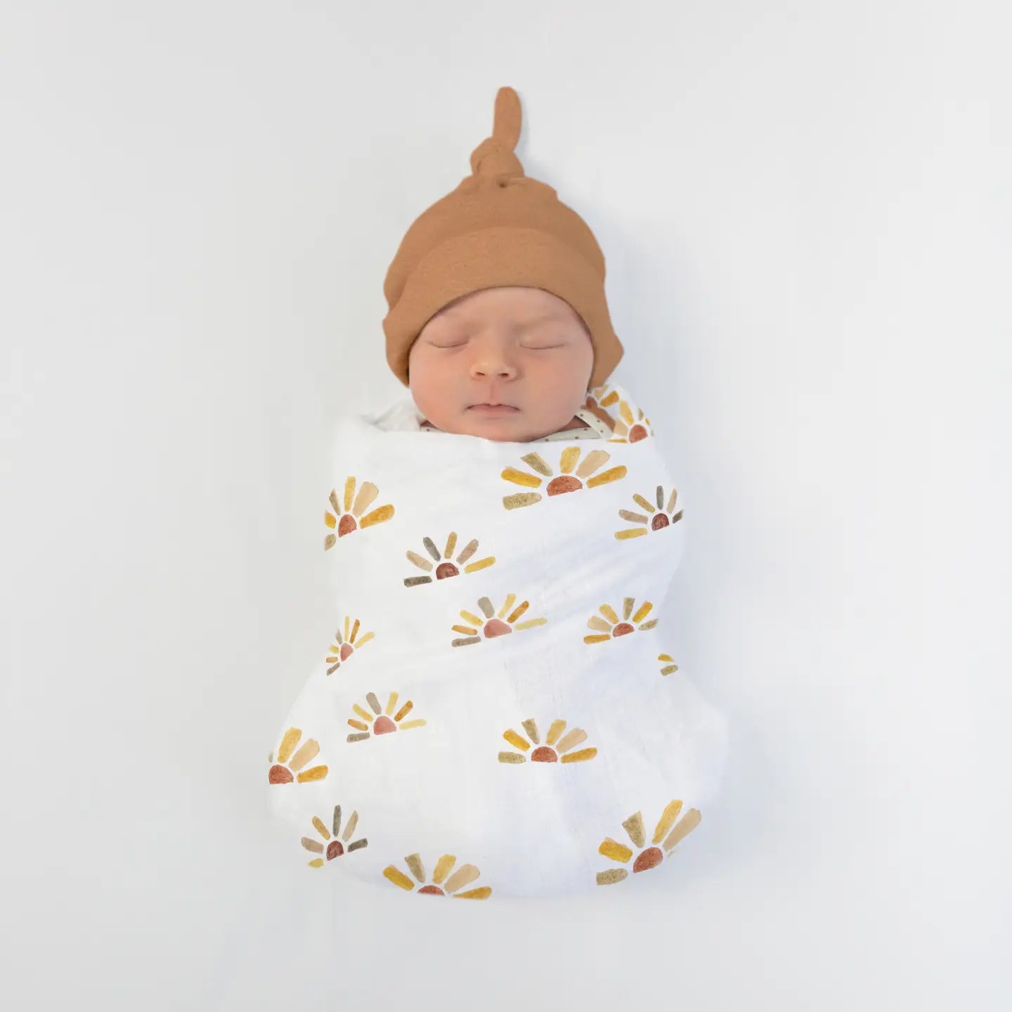 Watercolor Sunny Days Muslin Swaddle Blanket