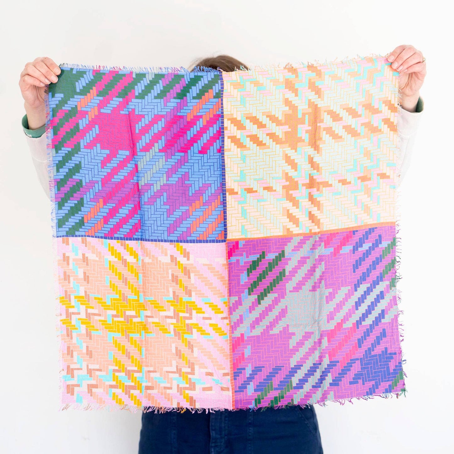 Summer in the Desert Tartan & Tweed - Silk Bandana Scarf