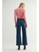 Load image into Gallery viewer, Patch Pocket Wide Leg - Dark Wash
