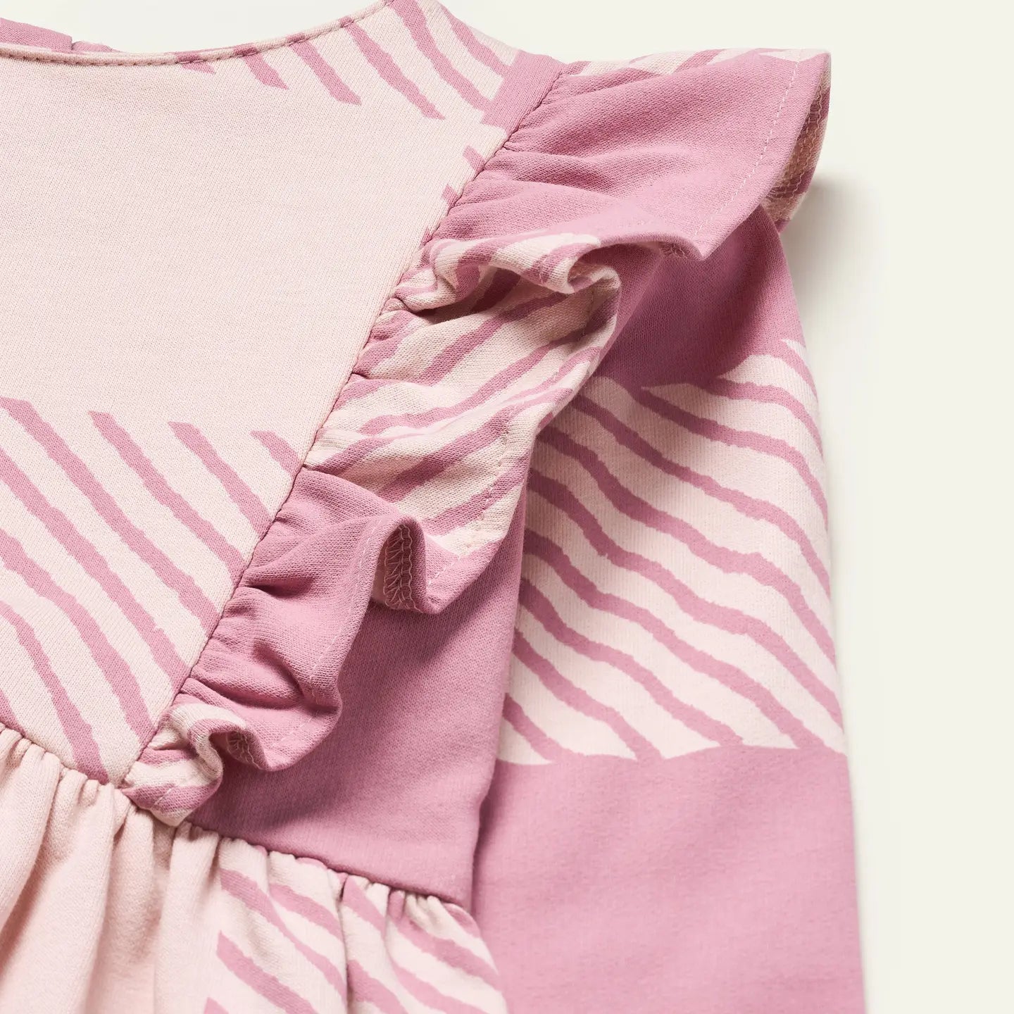 Recycled Cotton Buffalo Check Ruffledress