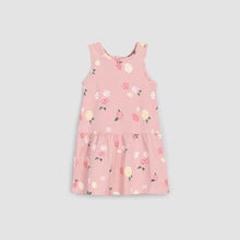 Load image into Gallery viewer, Flower Print Racerback Jersey Dress
