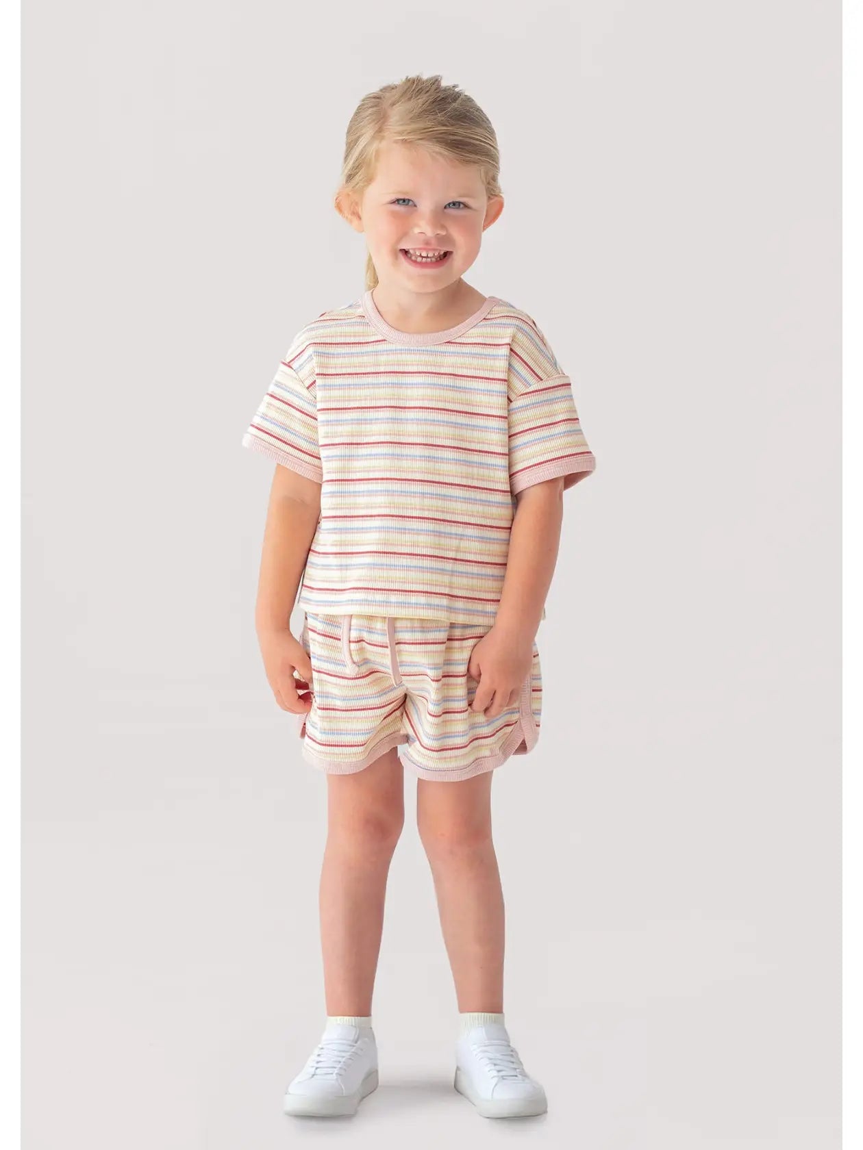 Sunset Sherbet Short Sleeve Two Piece Set