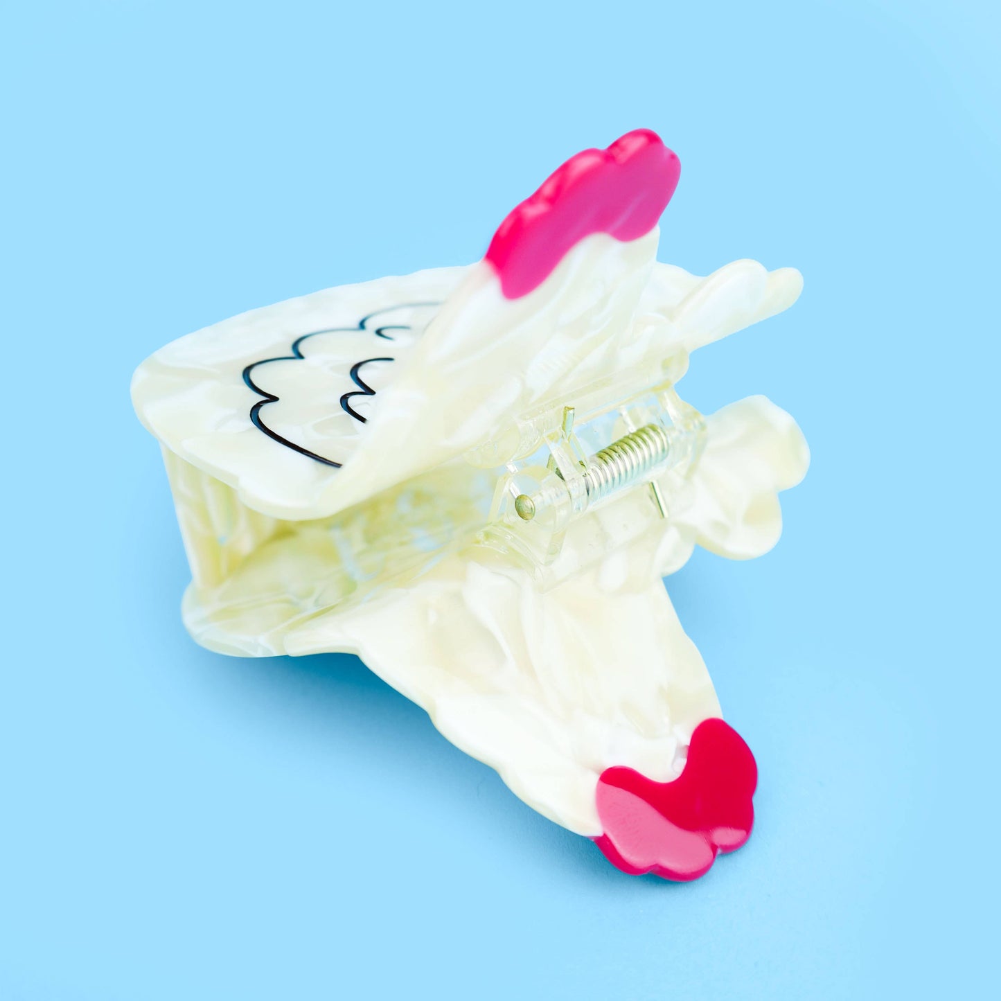 Chicken Butt, Hair Claw, Guess What, Funny, Cute, Hair Clip