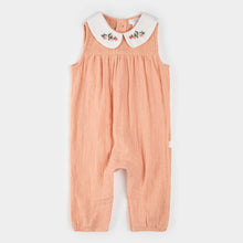 Load image into Gallery viewer, Papaya Dotted Double Gauze Jumpsuit
