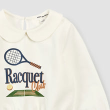 Load image into Gallery viewer, Racquet Club Collared Girl&#39;s Sweatshirt
