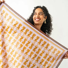 Load image into Gallery viewer, Olivia Square Scarf Tiger Print
