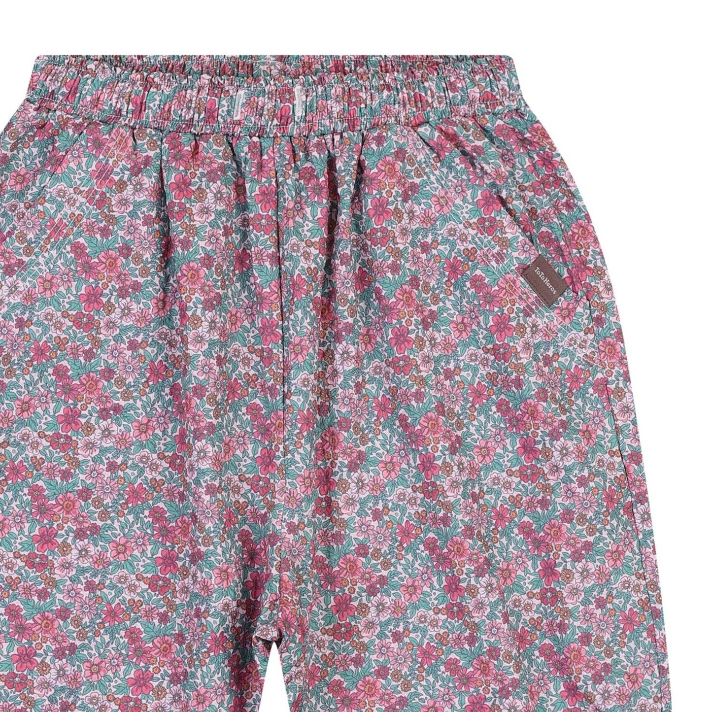 Floral Print Capri Balloon Baggy Pants