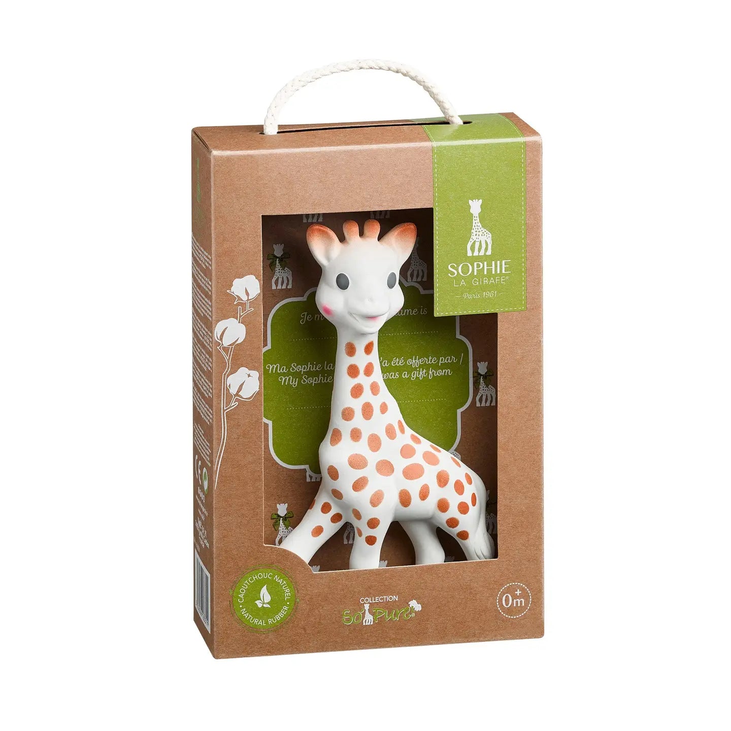 Sophie the Giraffe baby toy packaging