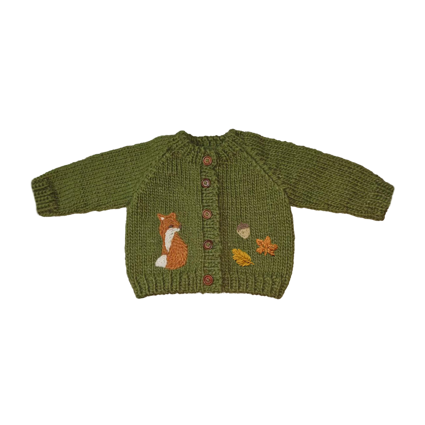 Fox Cardigan Woodland Baby