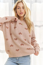 Load image into Gallery viewer, Lovely Heart Sweater - Dusty Pink
