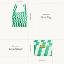 Load image into Gallery viewer, Kelly Bars Holiday Green Reusable Eco Friendly Tote Bag
