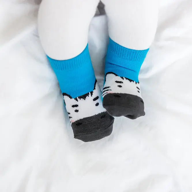 Zebra Zoo Baby Animal Socks