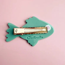 Load image into Gallery viewer, Green Fish Alligator Hair Clip
