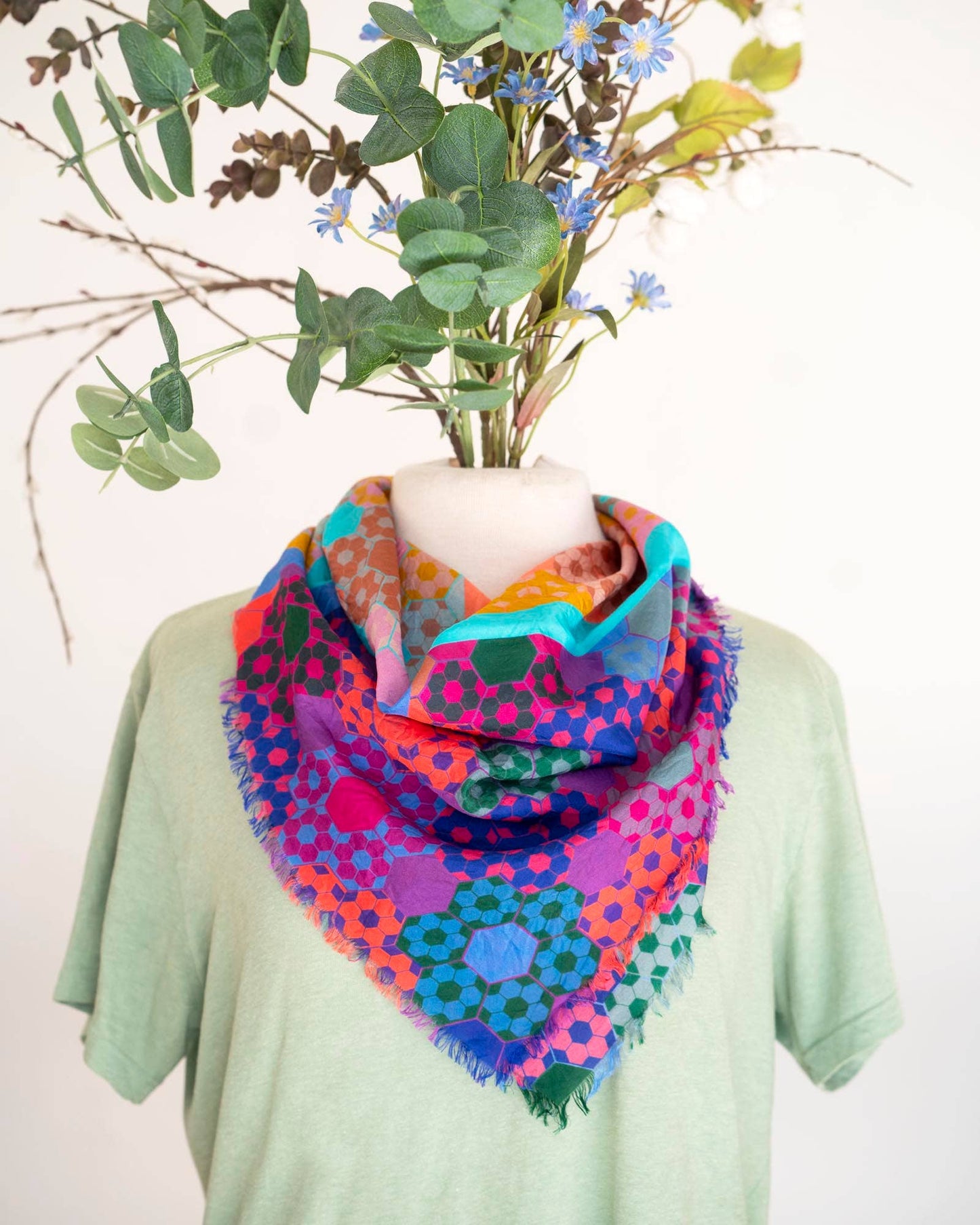 Summer in the Desert EPP - Silk Bandana Scarf