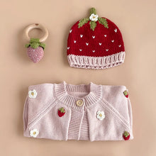 Load image into Gallery viewer, Addie Strawberry Baby Hat
