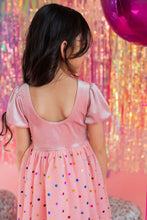 Load image into Gallery viewer, Diana Dress - Soft Pink Confetti
