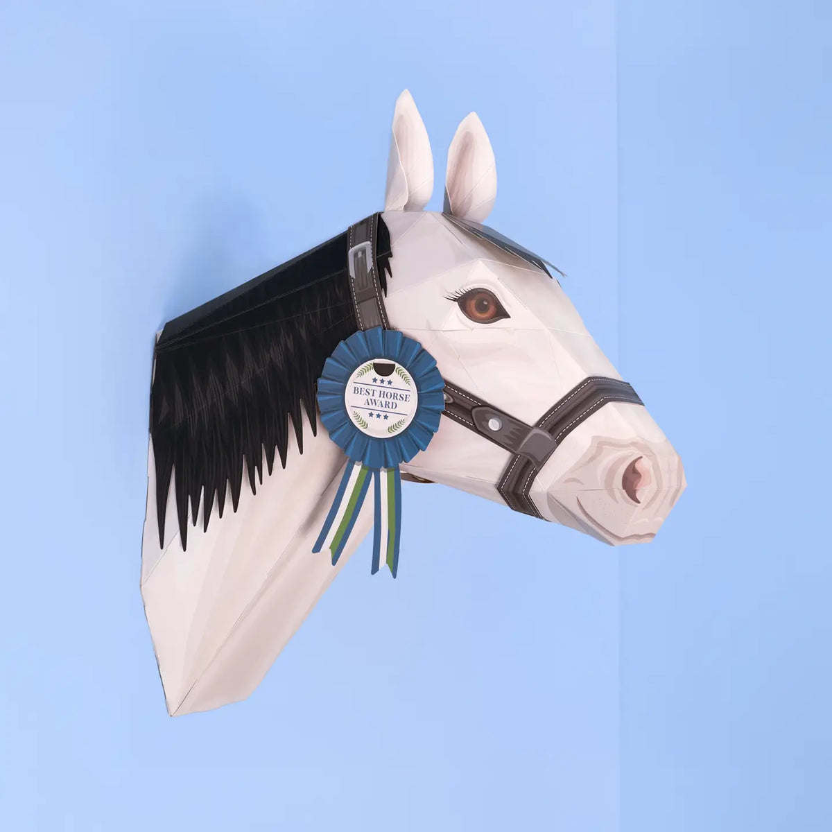 Make Your Own Magnificent Horse Double-Sided Paper Model Kit