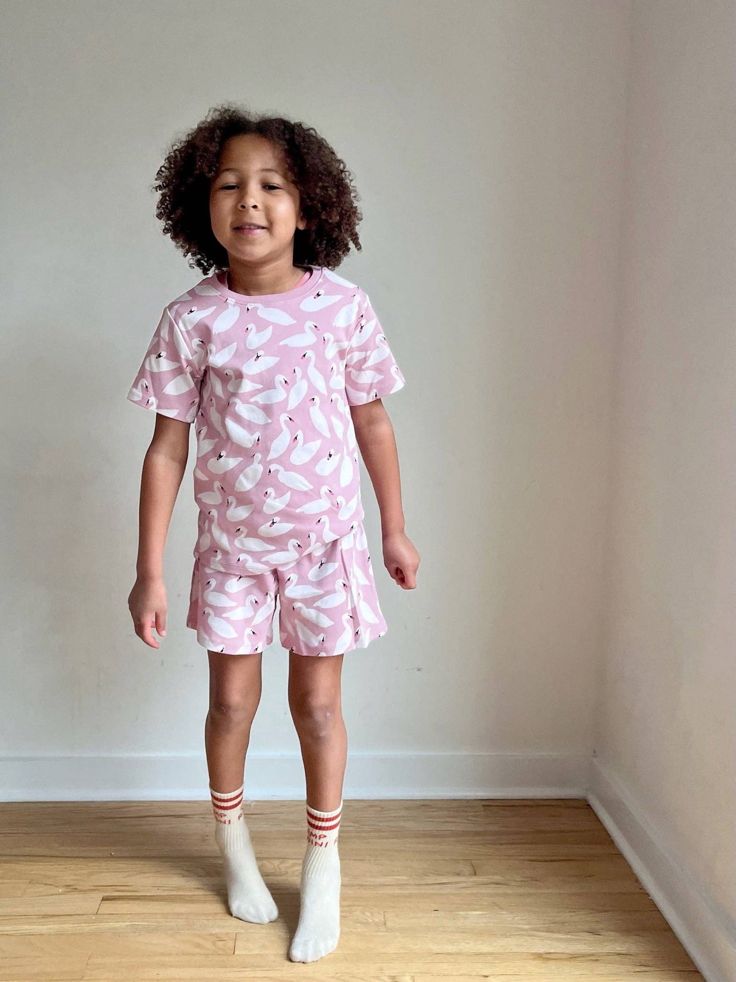 Shirt + Short Set - Swan