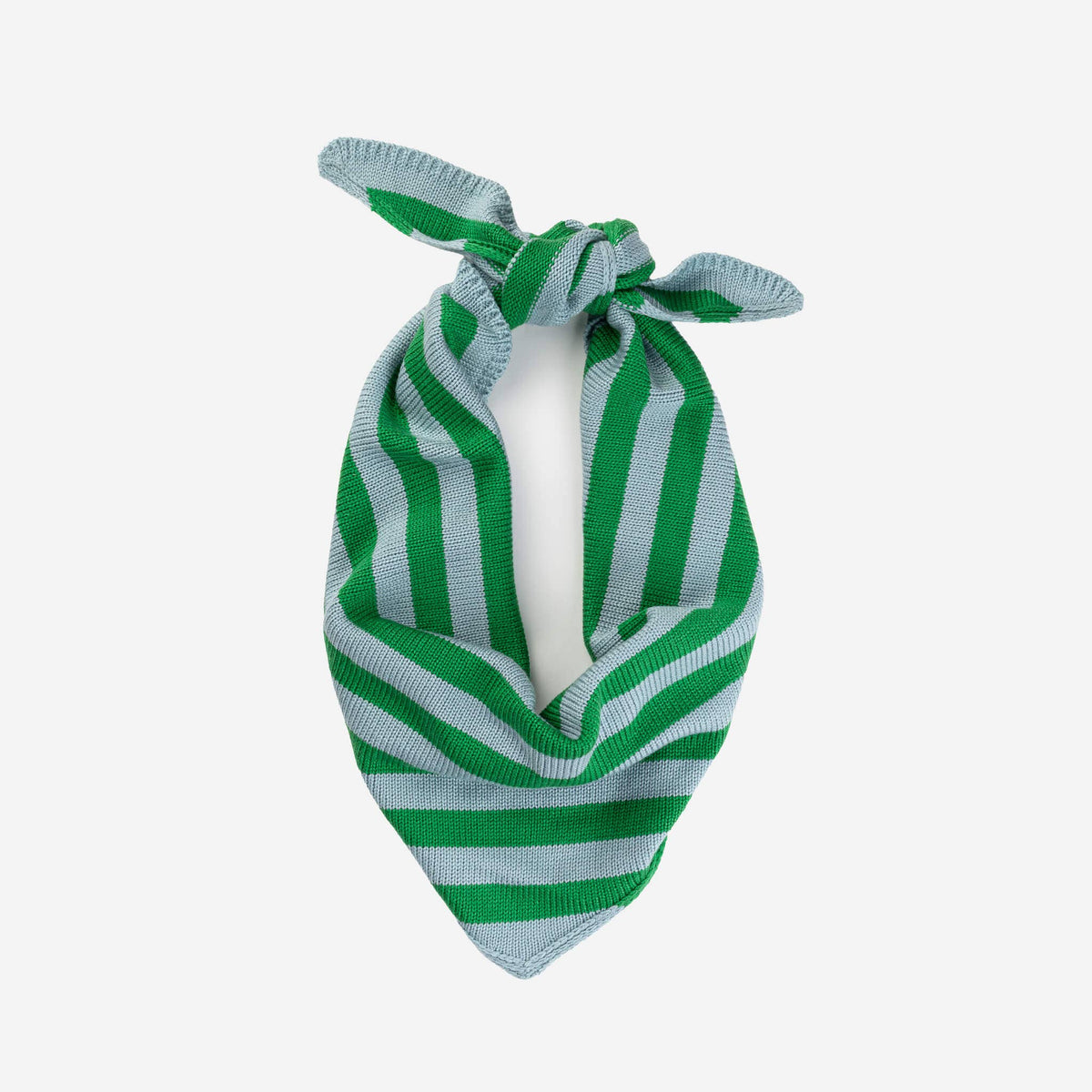 Simple Stripe Triangle Scarf