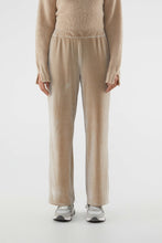 Load image into Gallery viewer, Velvet Stretch Pants - Beige
