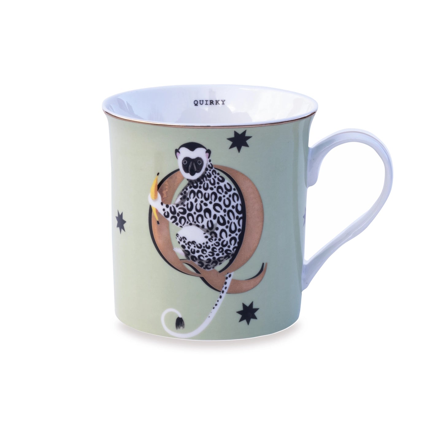 Yvonne Ellen the Gold Edition Alphabet Mugs