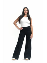 Load image into Gallery viewer, 32&quot; Pull-On Wide Leg Jeans w/ Tummy Control in Black
