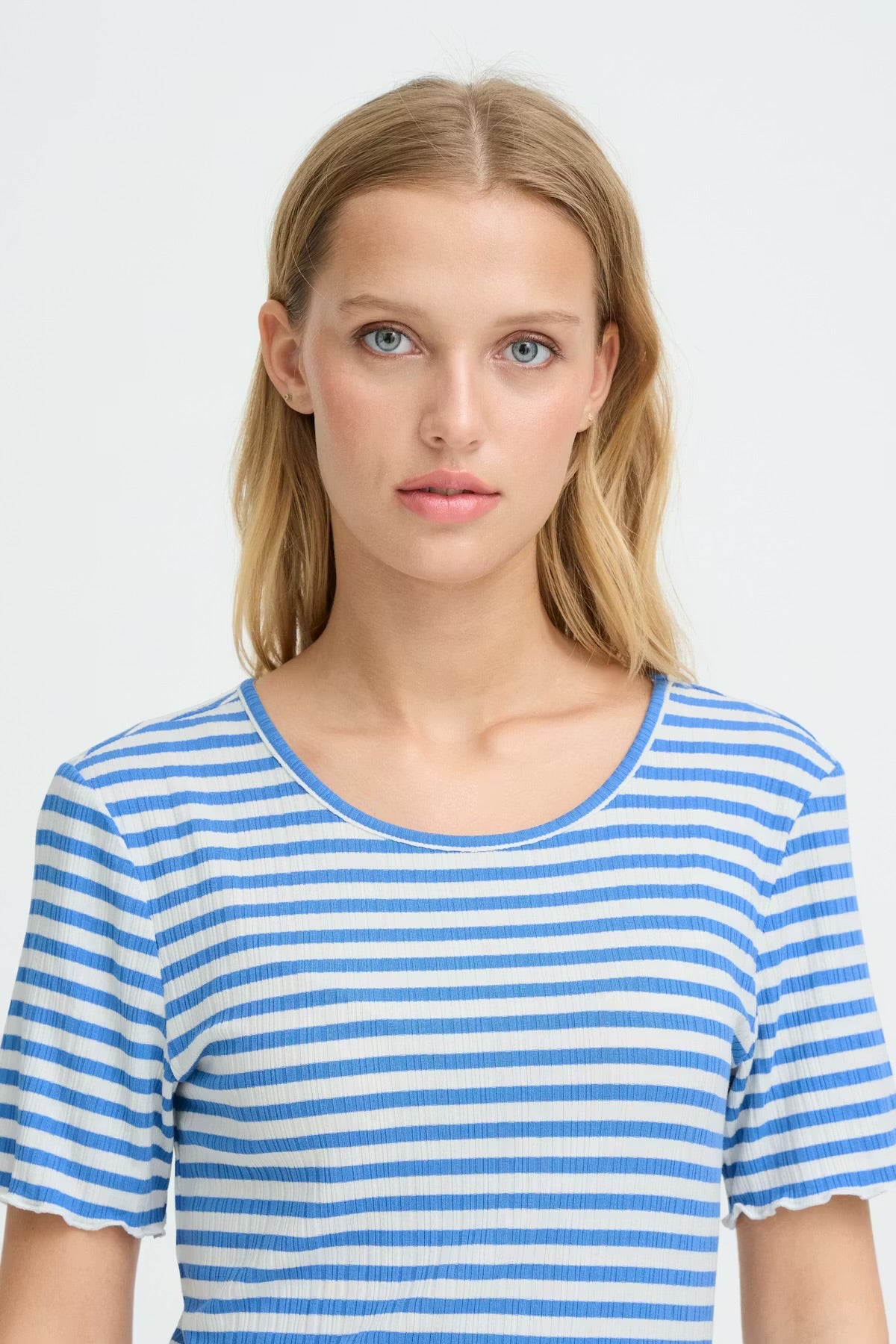 Rib S/S Stripe Tee (two colors)