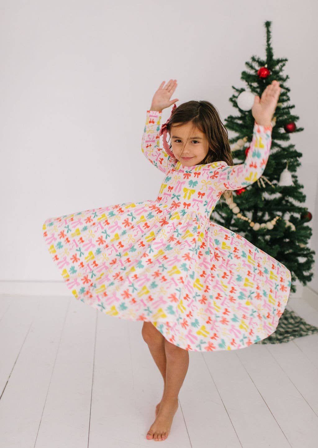 Gwendolyn Dress - Holiday Bows