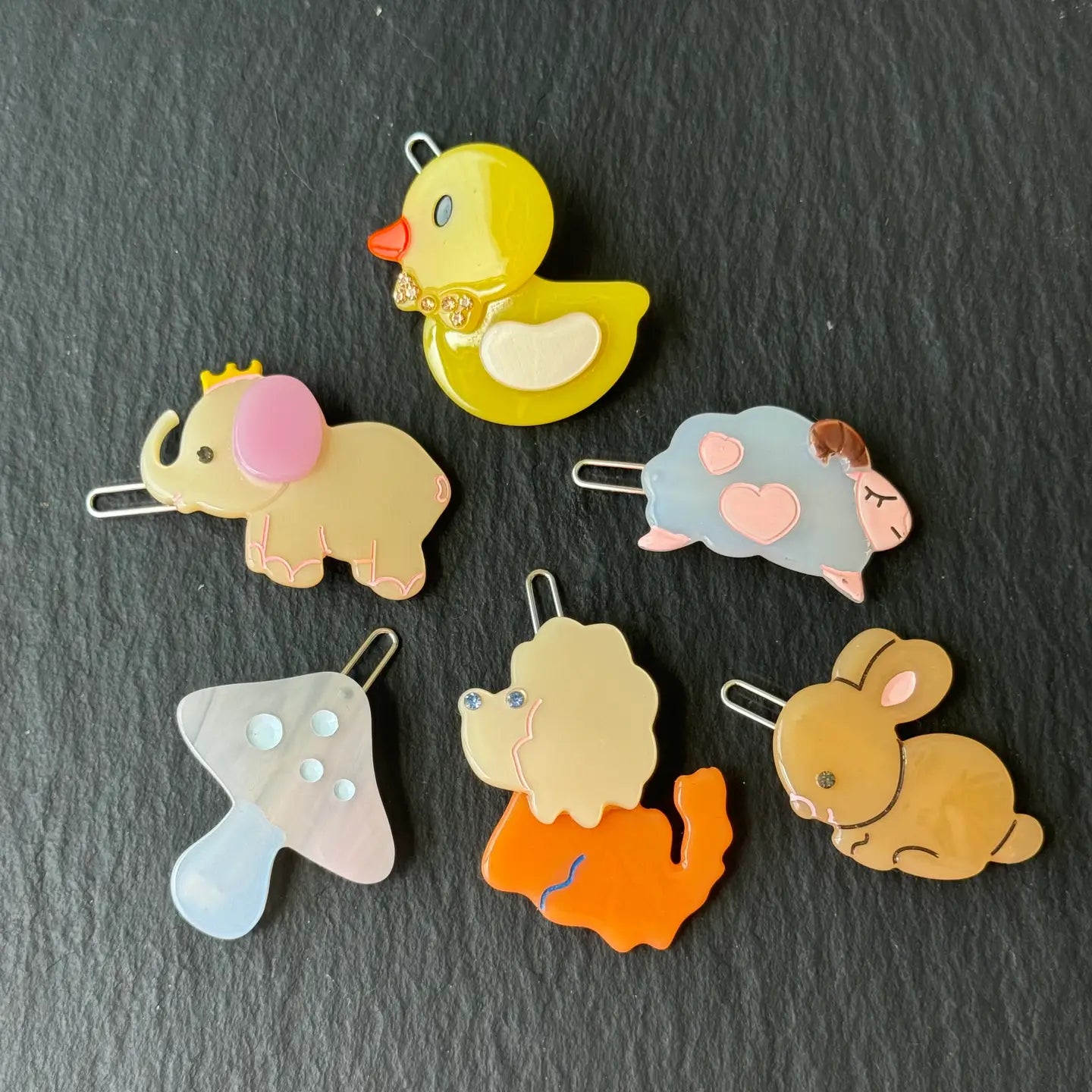 Mini Animal Hair Clips (several styles)